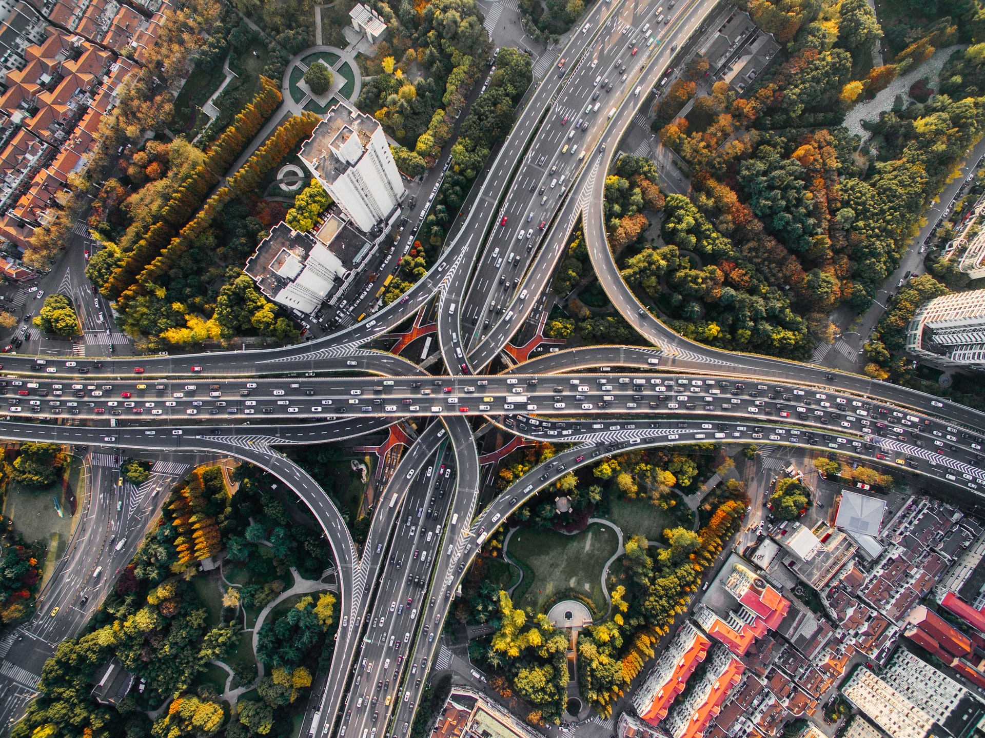 Theory of Constraints traffic jam on multiple highway intersection
